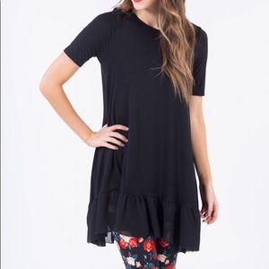 Agnes & Dora Chiffon Ruffle Tunic